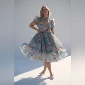 Selkie The Chateau Paper Lovebird Dress- SIZE 3x